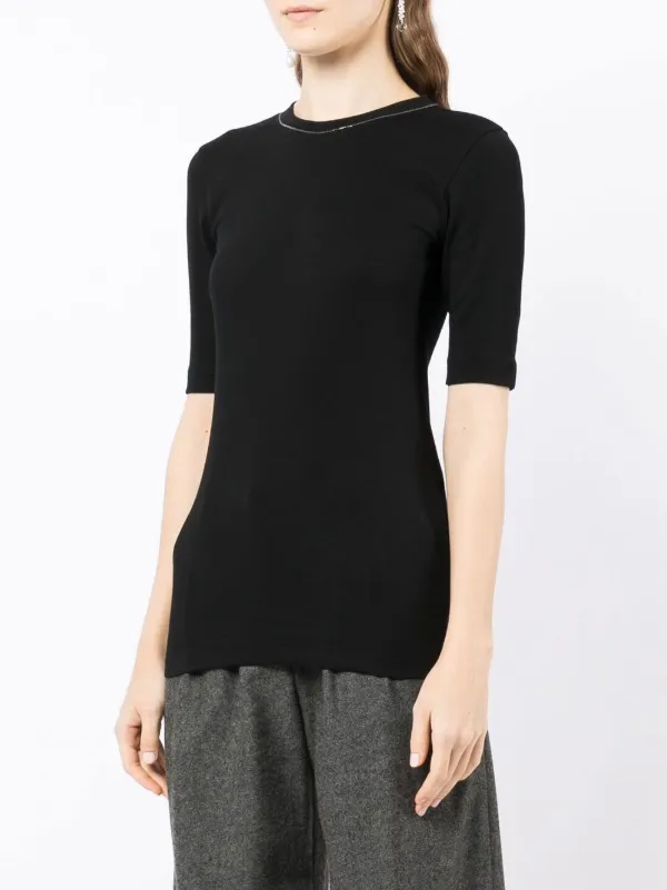 関税込み/BRUNELLO CUCINELLI モニーレ付き コットンTシャツ Brunello Cucinelli T-Shirt Monile from $409.00 - on Stylight