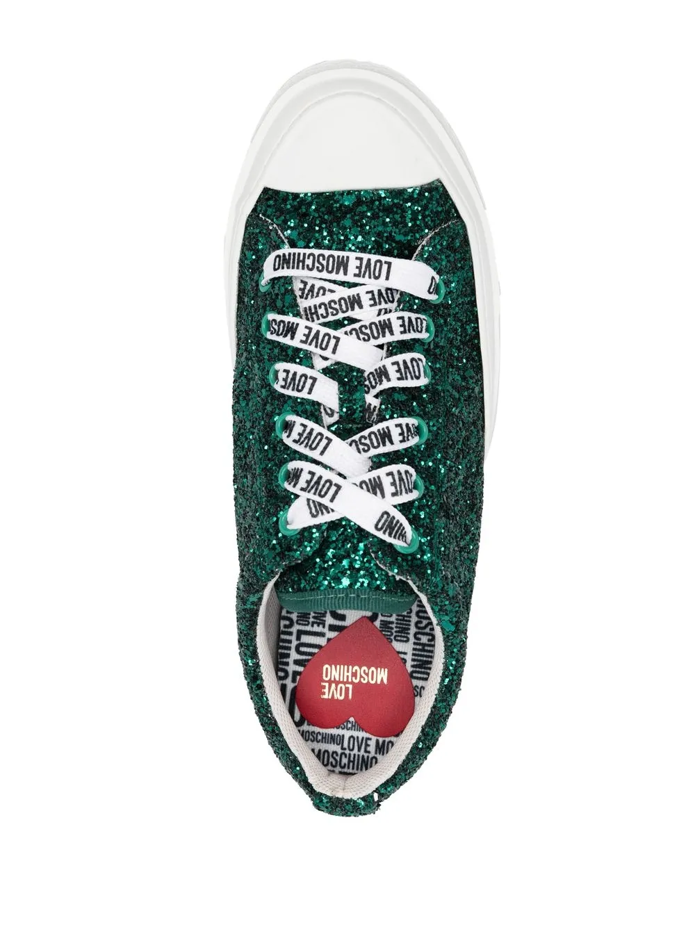 Love Moschino Glitter lowtop Sneakers Farfetch