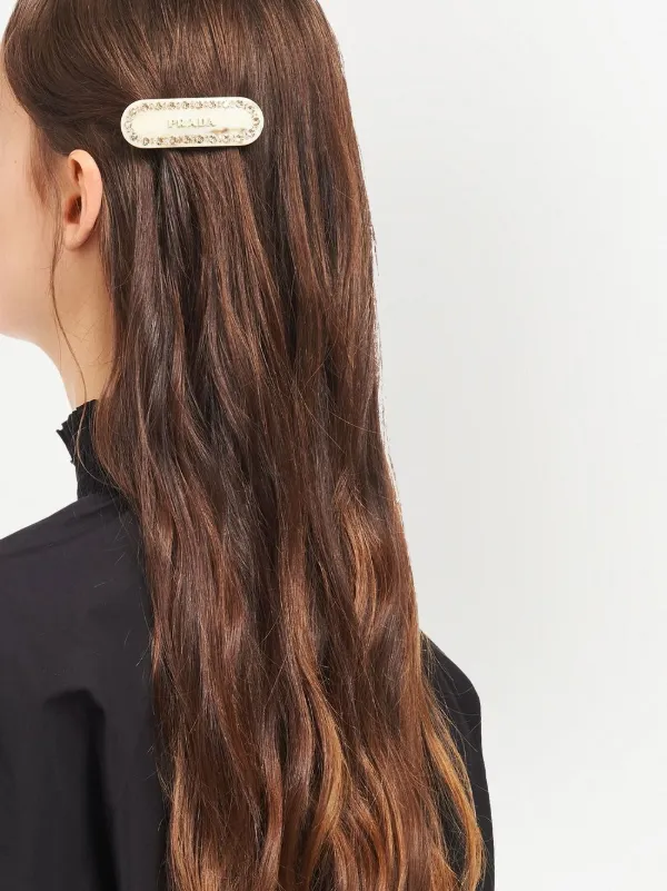 新品 PRADA プラダ ヘアバレッタ ヘアクリップ - ヘアアクセサリー