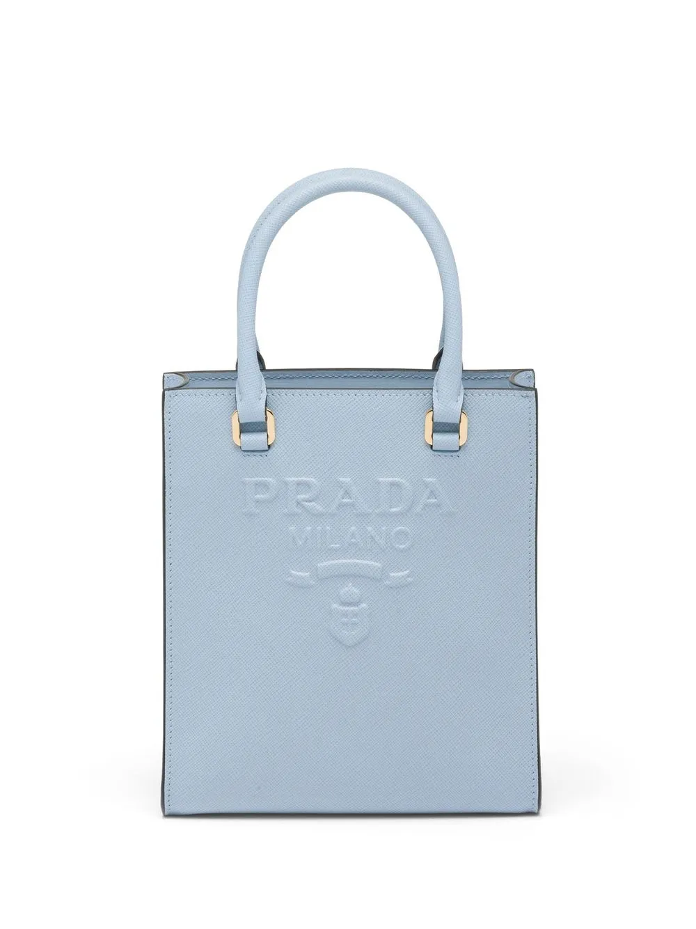 Prada Logo Embossed Mini Tote (SHG-36423) – LuxeDH