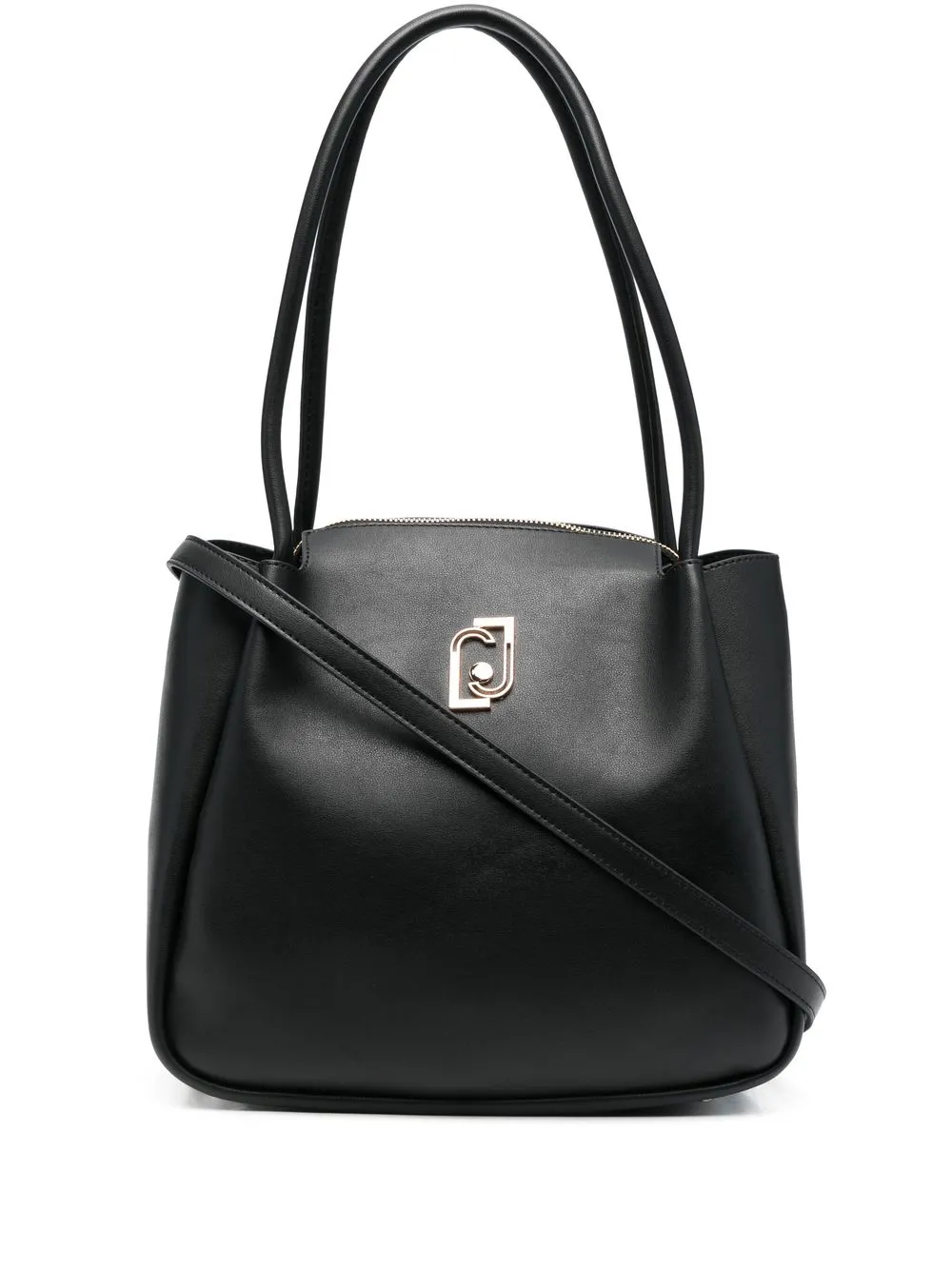 

LIU JO logo shopper tote - Black