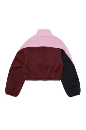 Logo-Print Half-Zip Sweater