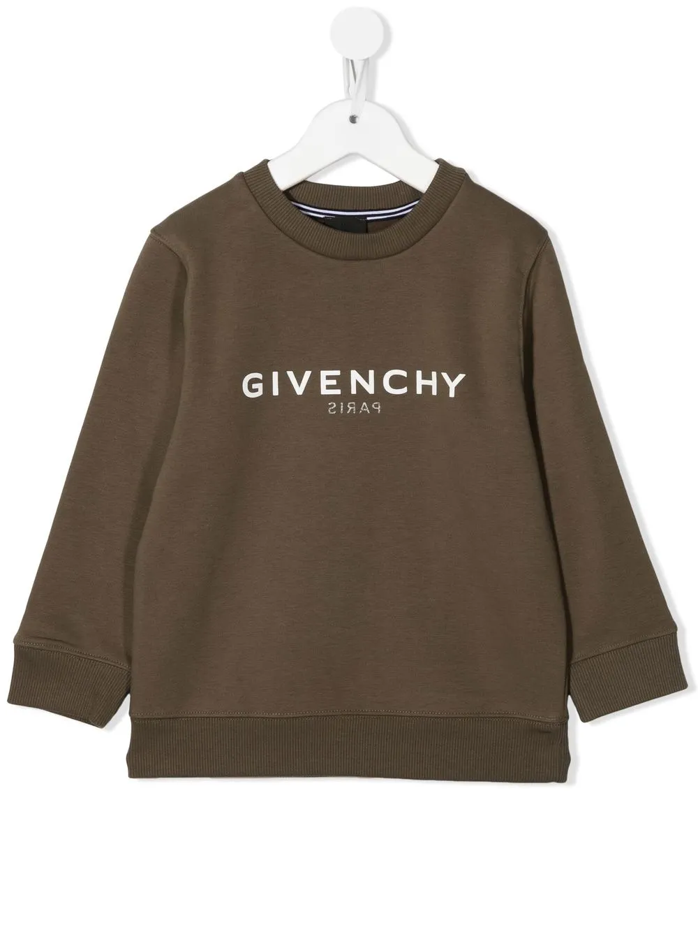 

Givenchy Kids sudadera con logo estampado - Verde