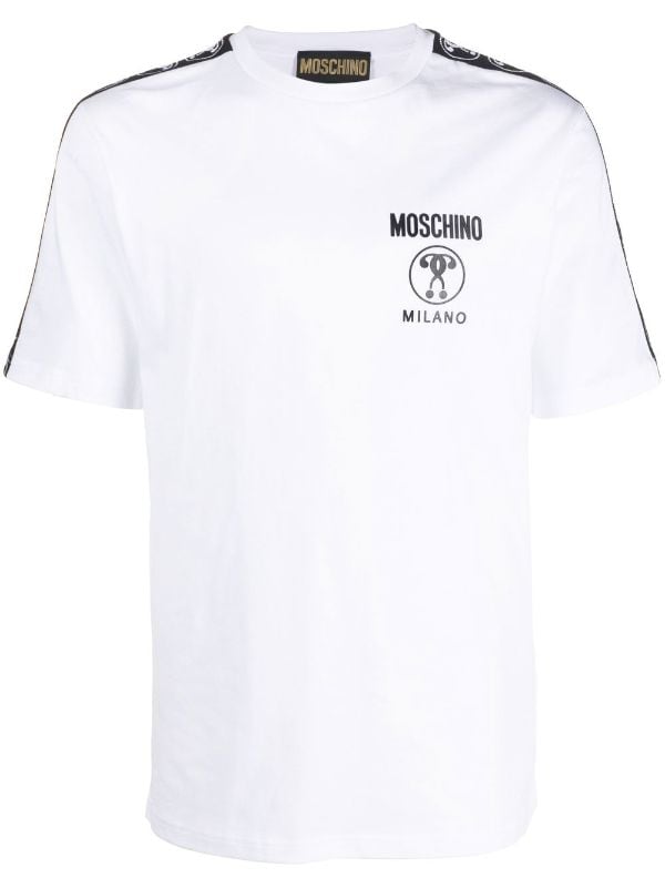 モスキーノ 480Q ダブルクエスチョンマーク ジャージTシャツ - Tシャツ