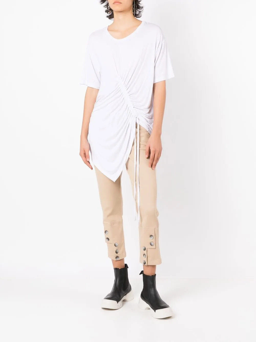 Uma | Raquel Davidowicz Cropped broek - Beige