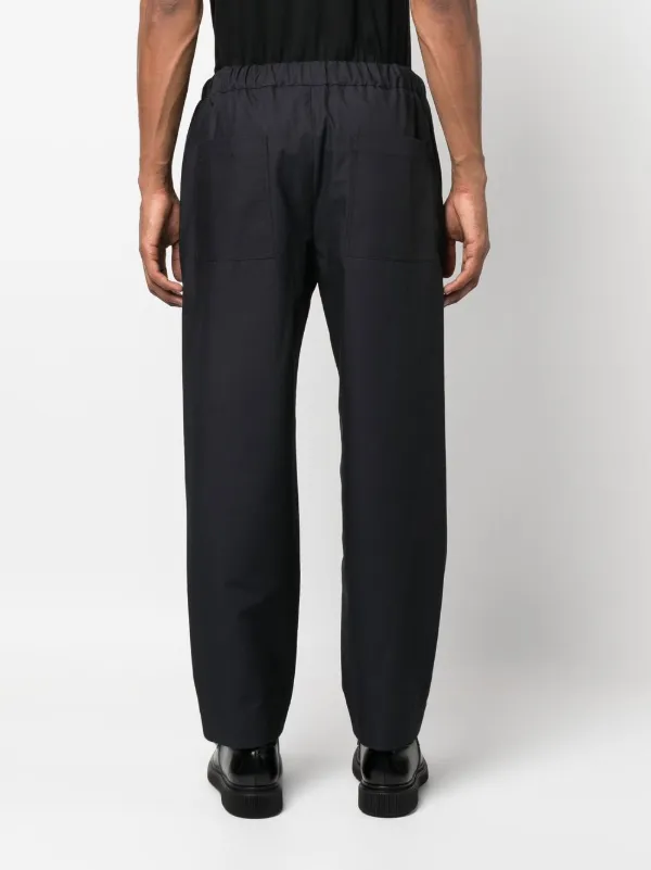 【送料無料】JIL SANDER クロップドパンツ ブラック48 Jil Sander クロップド ストレートパンツ | ブルー | FARFETCH JP