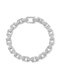 SHAY 18kt white gold chain-link diamond bracelet - Silver