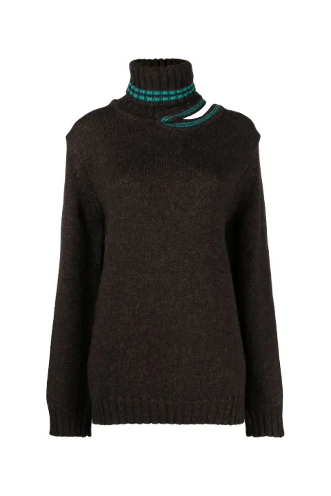 Y/Project double-neck knitted jumper