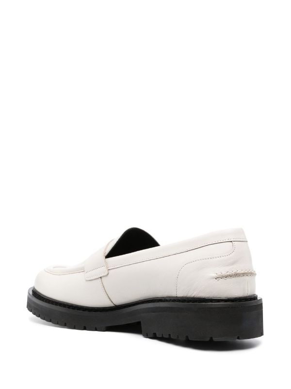 VINNY'S Richee Leather Penny Loafers - Farfetch