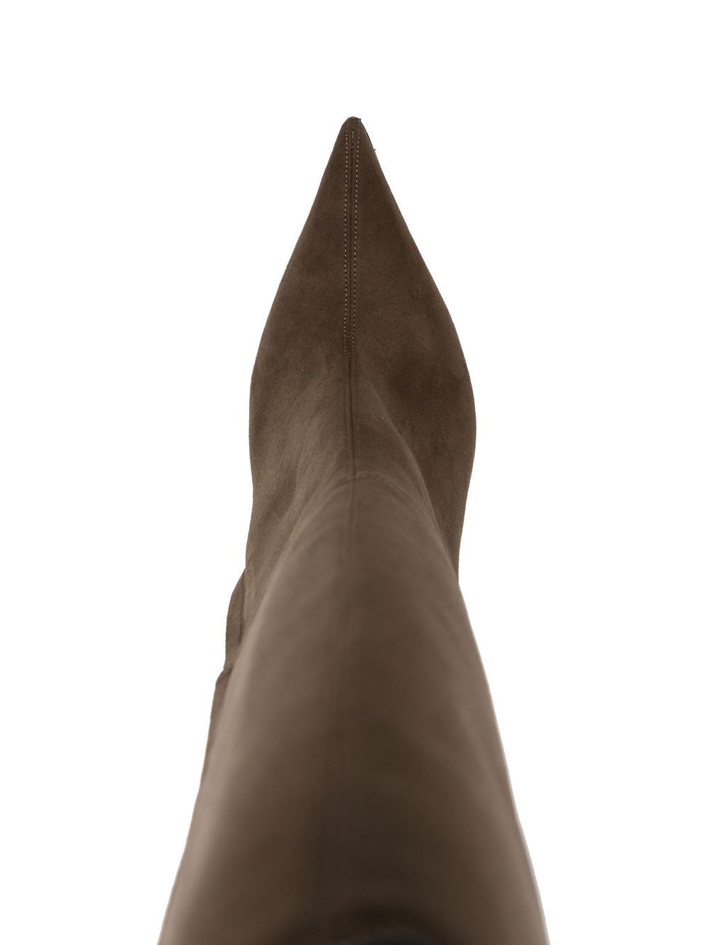 Shop Piferi Nadja 100mm Faux Leather Boots In Brown