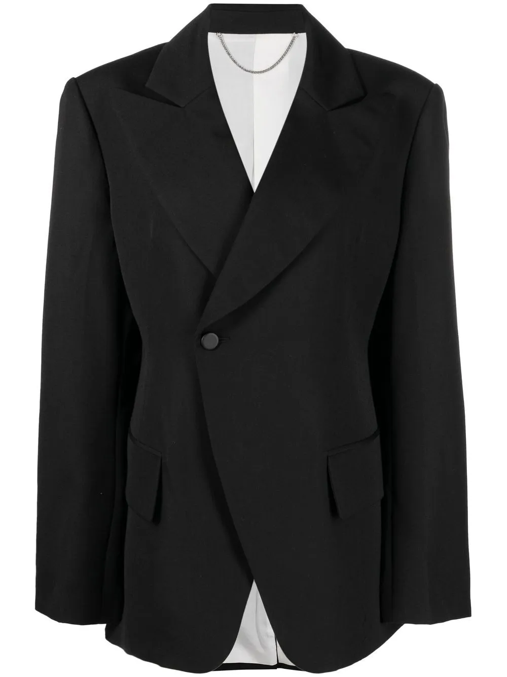 

Juneyen buckle-front blazer - Black