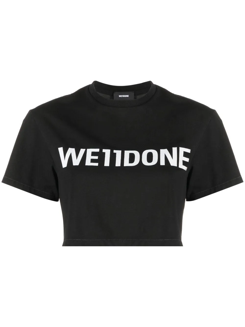 

We11done playera corta con logo estampado - Negro