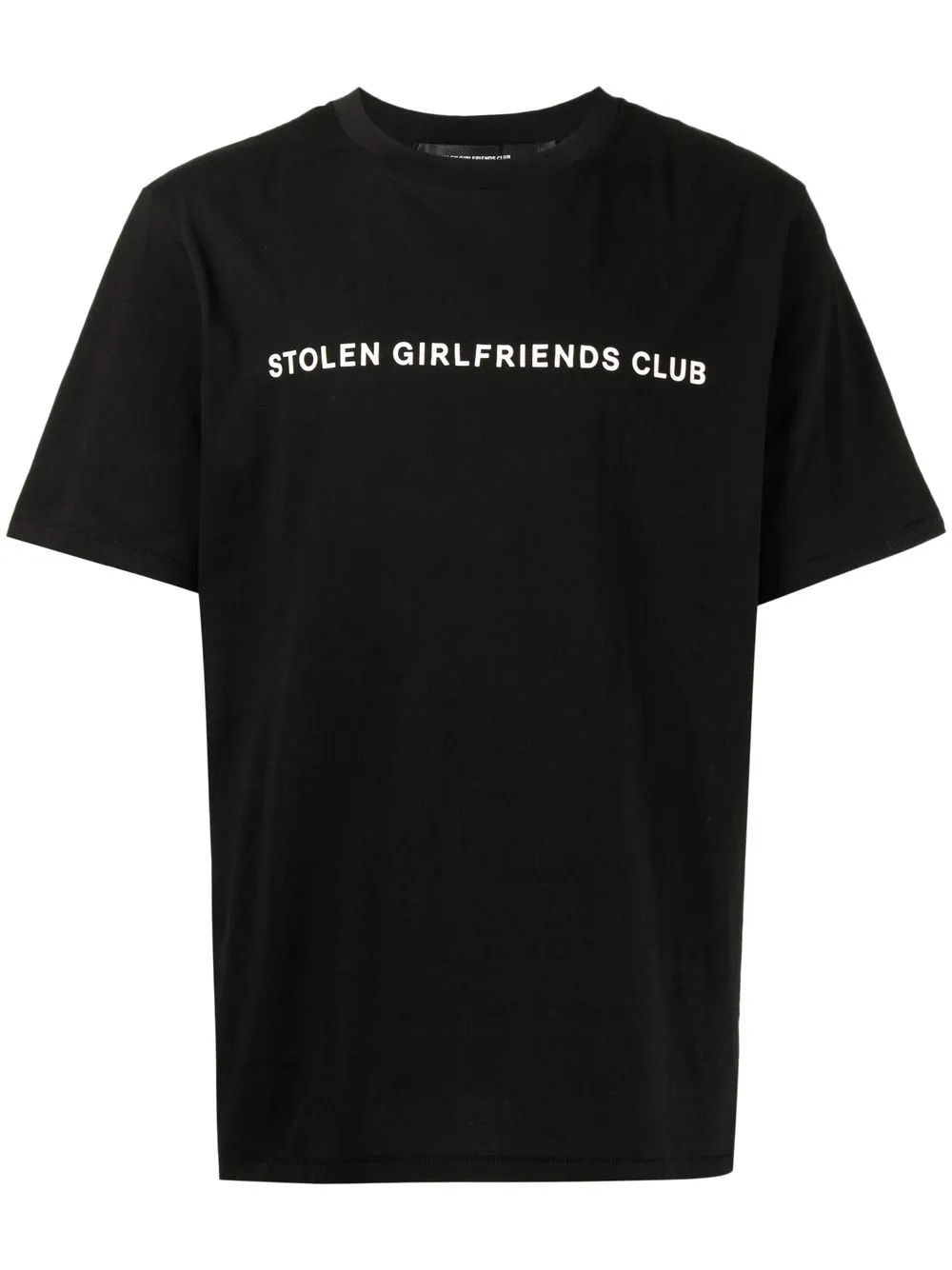 

Stolen Girlfriends Club playera con logo y cuello redondo - Negro