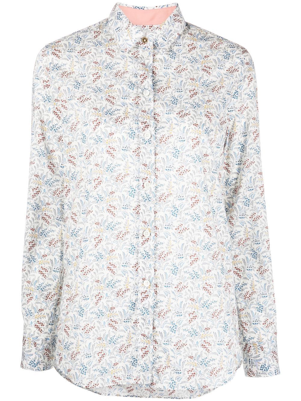 

Paul Smith camisa con estampado floral - Blanco