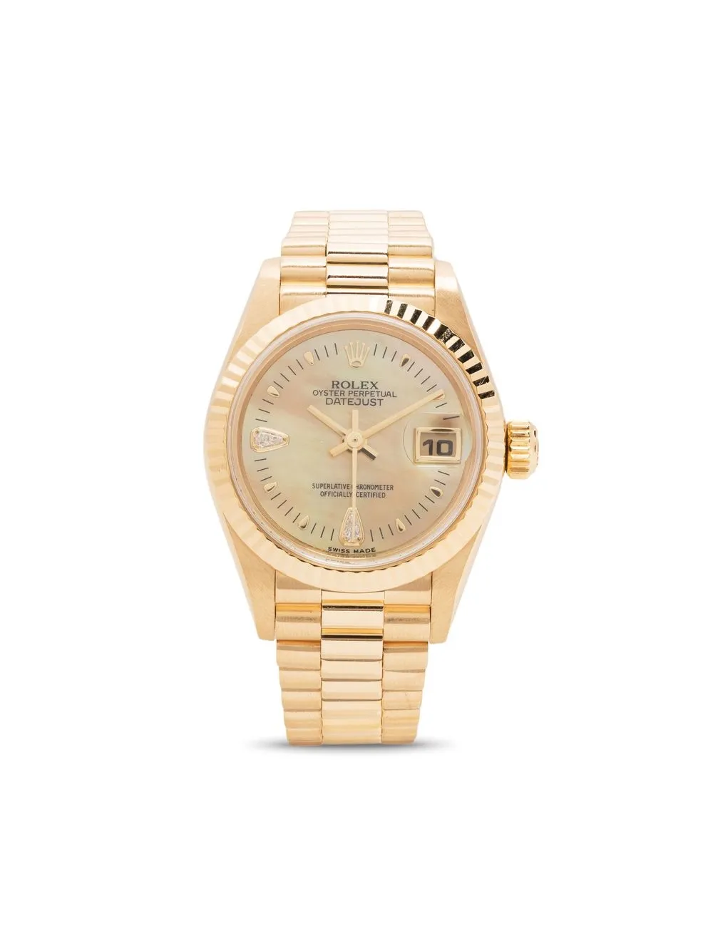 

Rolex reloj Datejust de 26mm 2000 pre-owned - Dorado