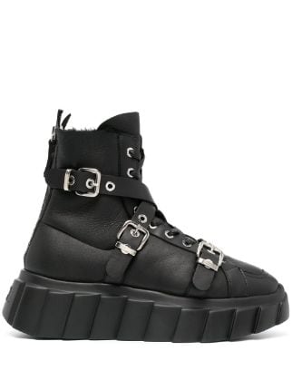 AGL Blondie Mountain sneaker booties Farfetch