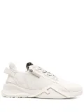 FENDI Flow leather low-top sneakers - Neutrals