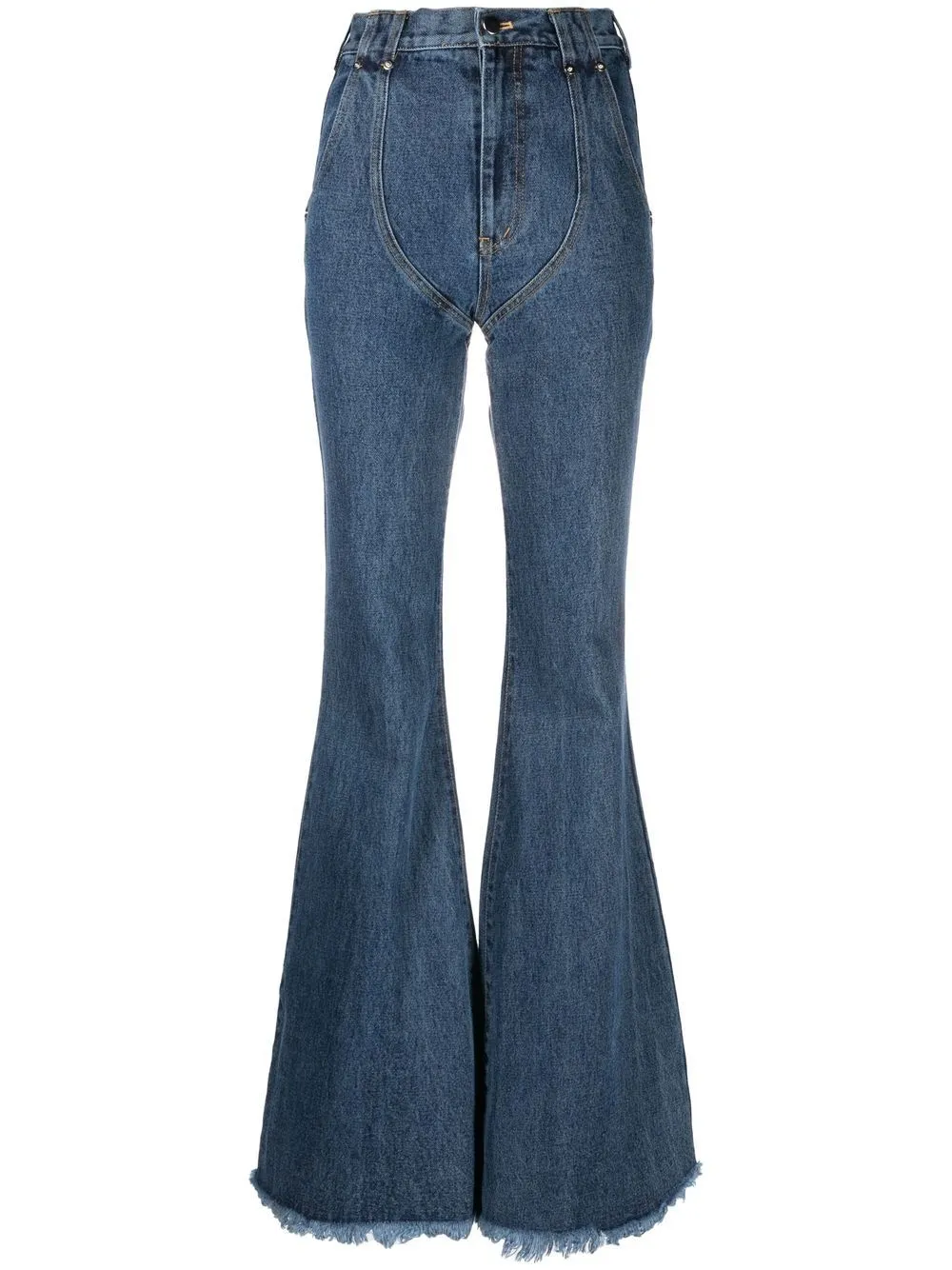 

Juneyen mid-rise flared jeans - Blue