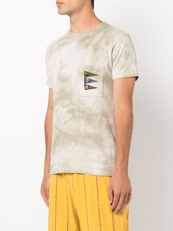 KAPITAL 4 Flags Smoky Ashburry Dyed T-shirt - Farfetch