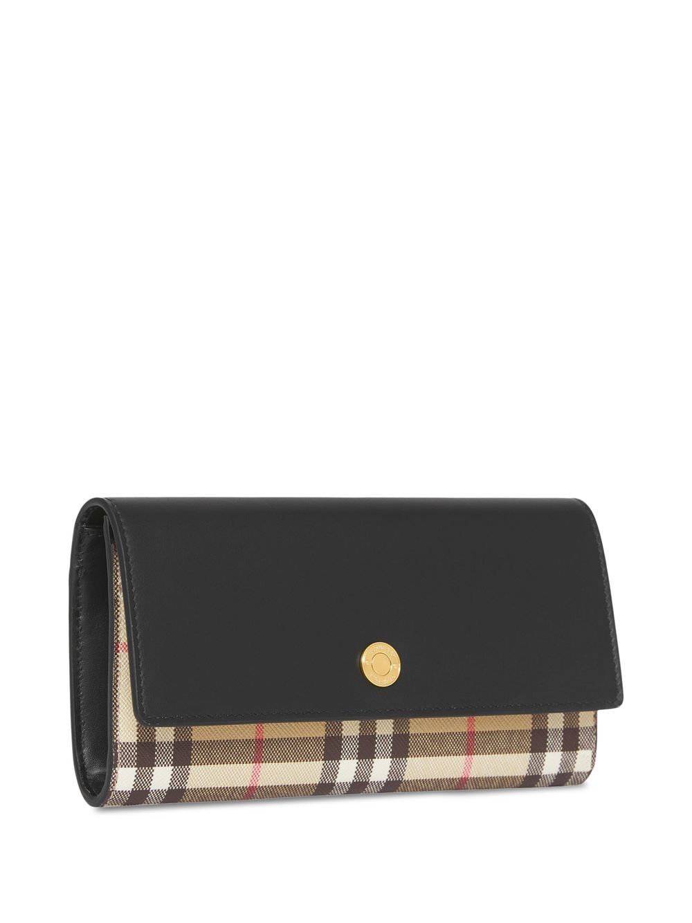 Burberry Burberry FLORAL CHECK PRINT LEATHER Card holder - Stylemyle