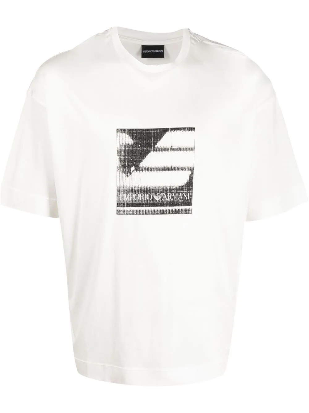 

Emporio Armani graphic-print short-sleeve T-shirt - White