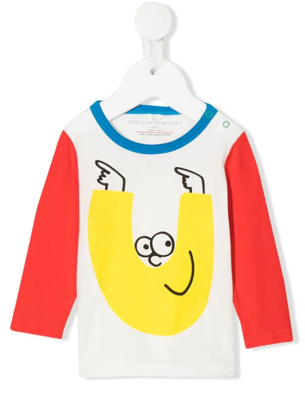 

Stella McCartney Kids playera con estampado gráfico - Blanco