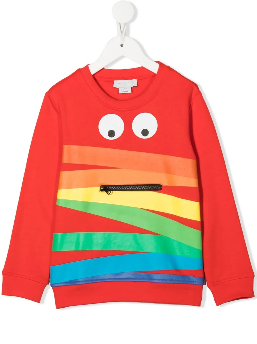 

Stella McCartney Kids sudadera con estampado gráfico - Rojo