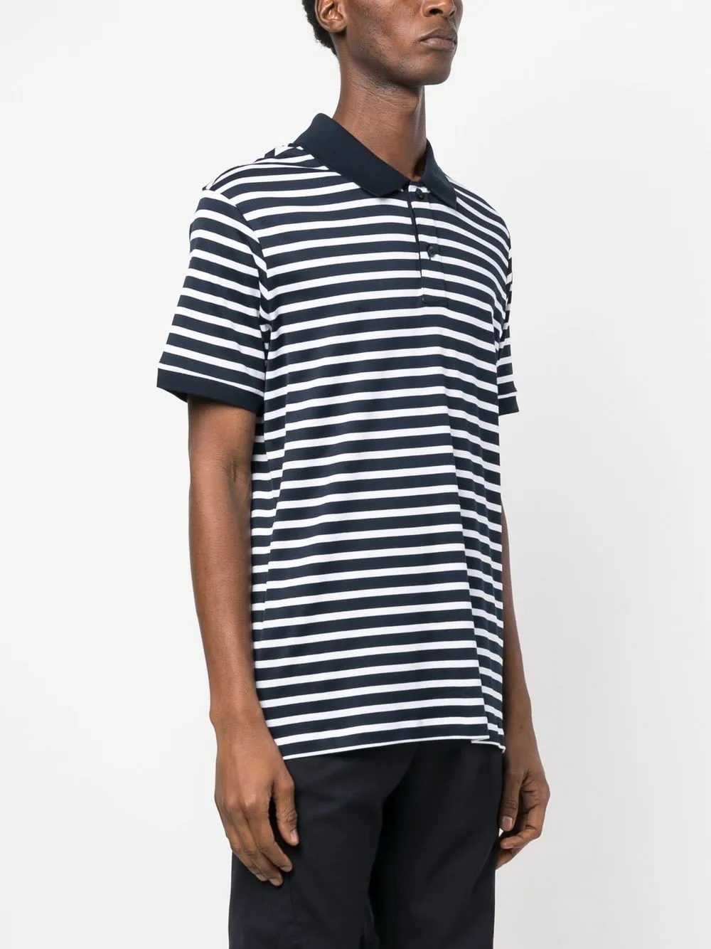 paul and shark striped polo