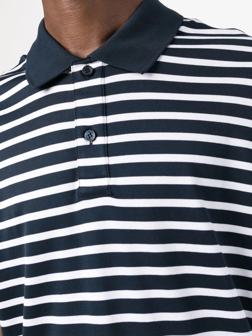 paul and shark striped polo