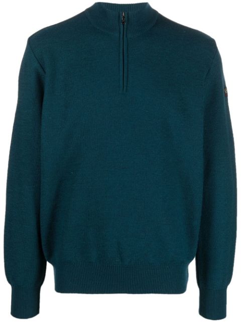 Paul & Shark fine-knit half-zip jumper