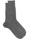 Falke marl-knit logo socks - Grey