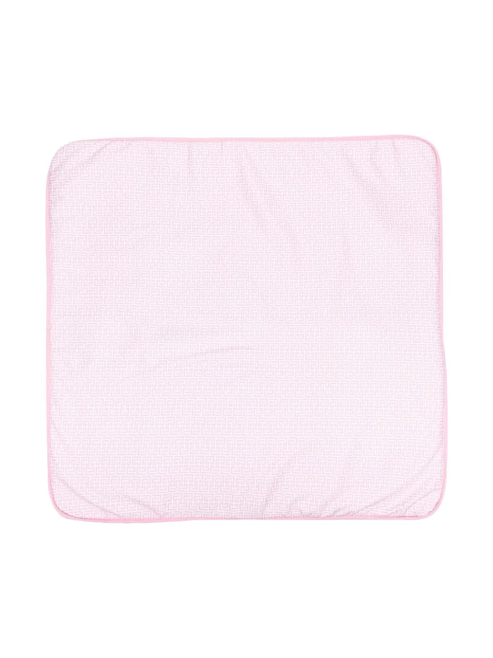 

Balmain Kids monogram-print cotton blanket - Pink