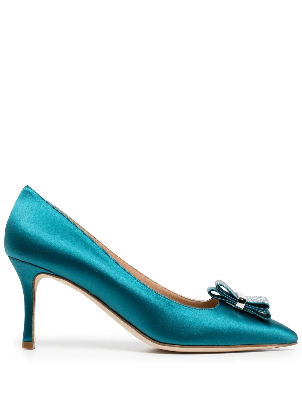 

Ferragamo Winnie 70mm Viva bow pumps - Blue