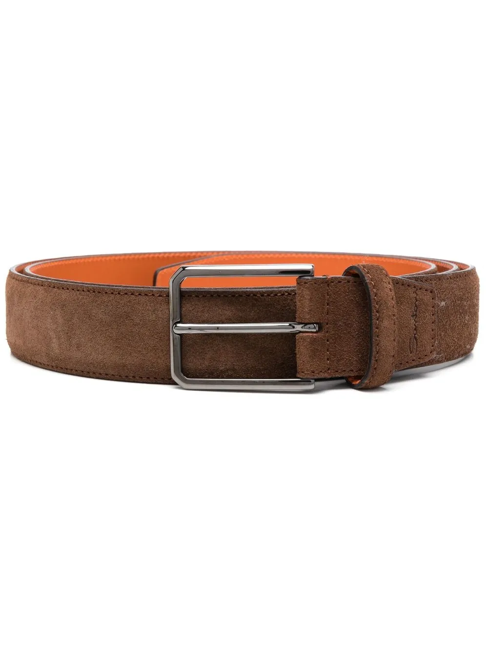 

Santoni buckled adjustable belt - Brown