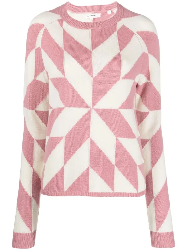 Chinti And Parker snowflake-intarsia 