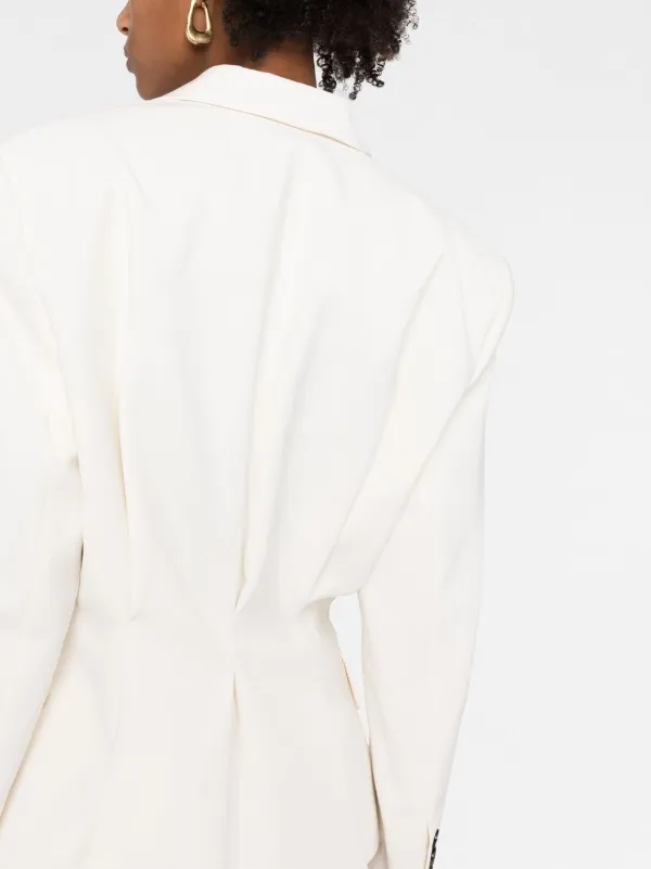ジャケット ALEXANDRE VAUTHIER JACKET (221JA1553 OFFWHITE) Alexandre Vauthier Oversized Blazer in Off White | FWRD