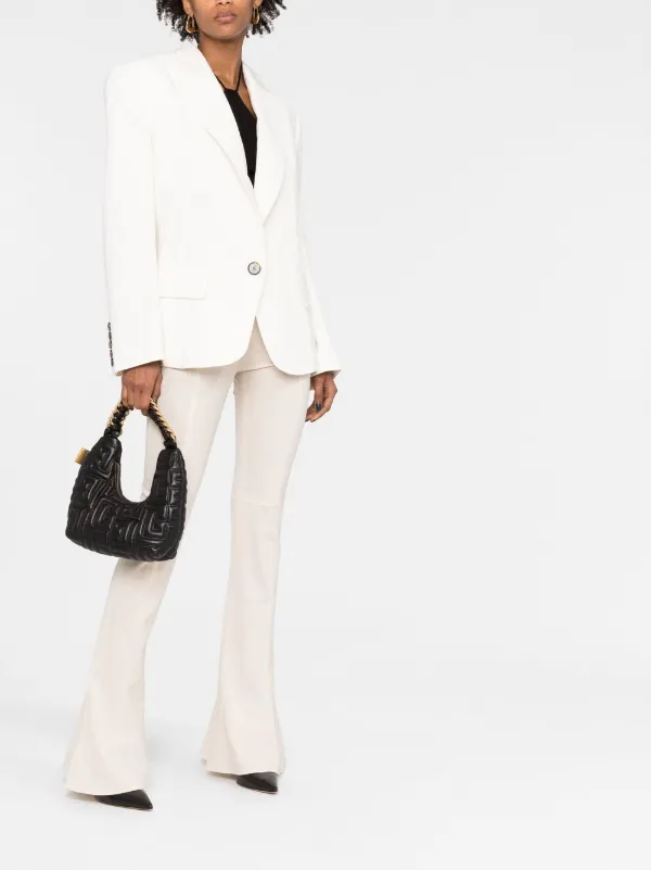 ジャケット ALEXANDRE VAUTHIER Ivory Stretch Viscose Blend Blazer Alexandre Vauthier Ivory Stretch Viscose Blend Blazer