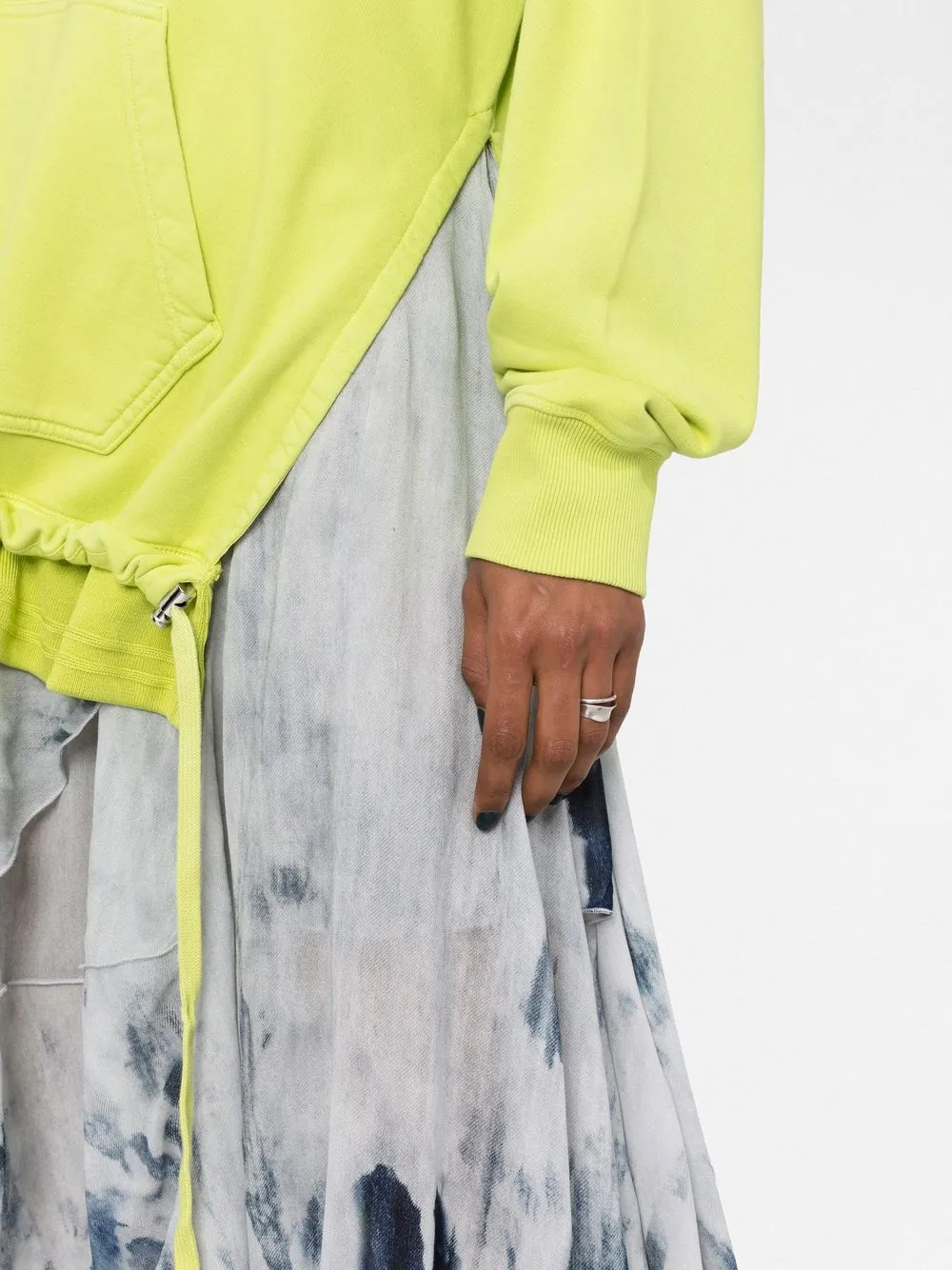 Diesel Asymmetric Hooded Dress Farfetch