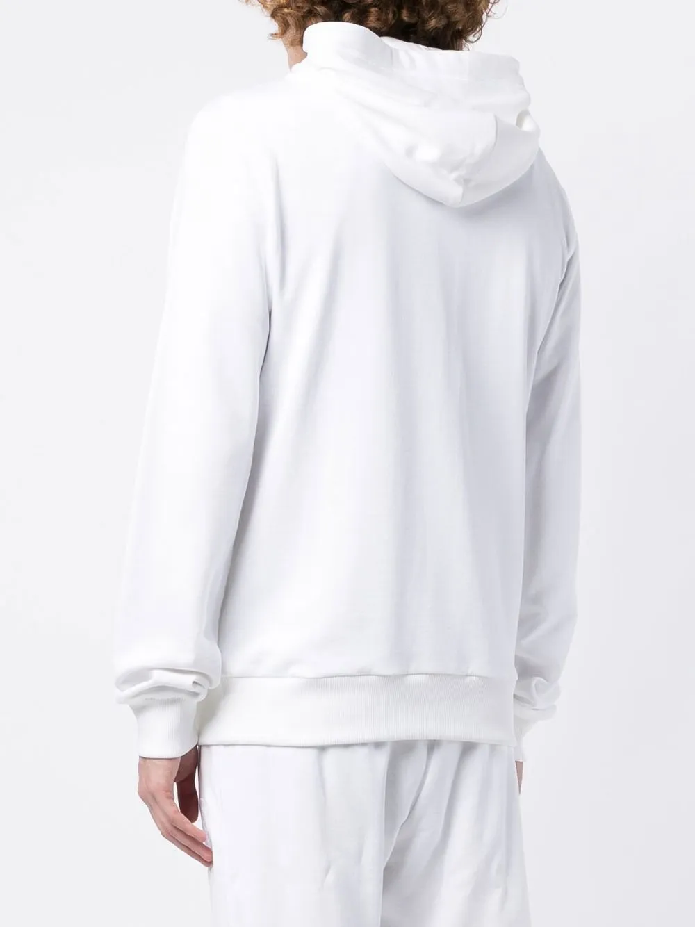 Dolce & Gabbana Hoodie met tonale logoprint Wit