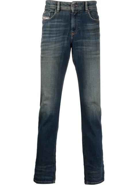 Diesel stone-washed slim-fit jeans