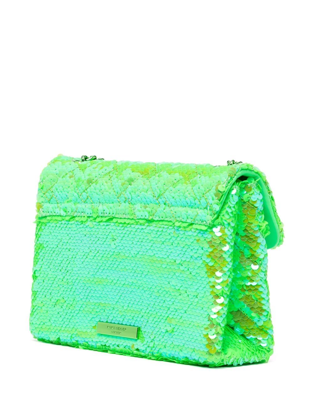 green sequin kurt geiger bag