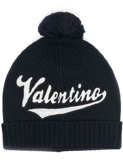 Bonnet à logo brodé - Valentino Garavani - Modalova