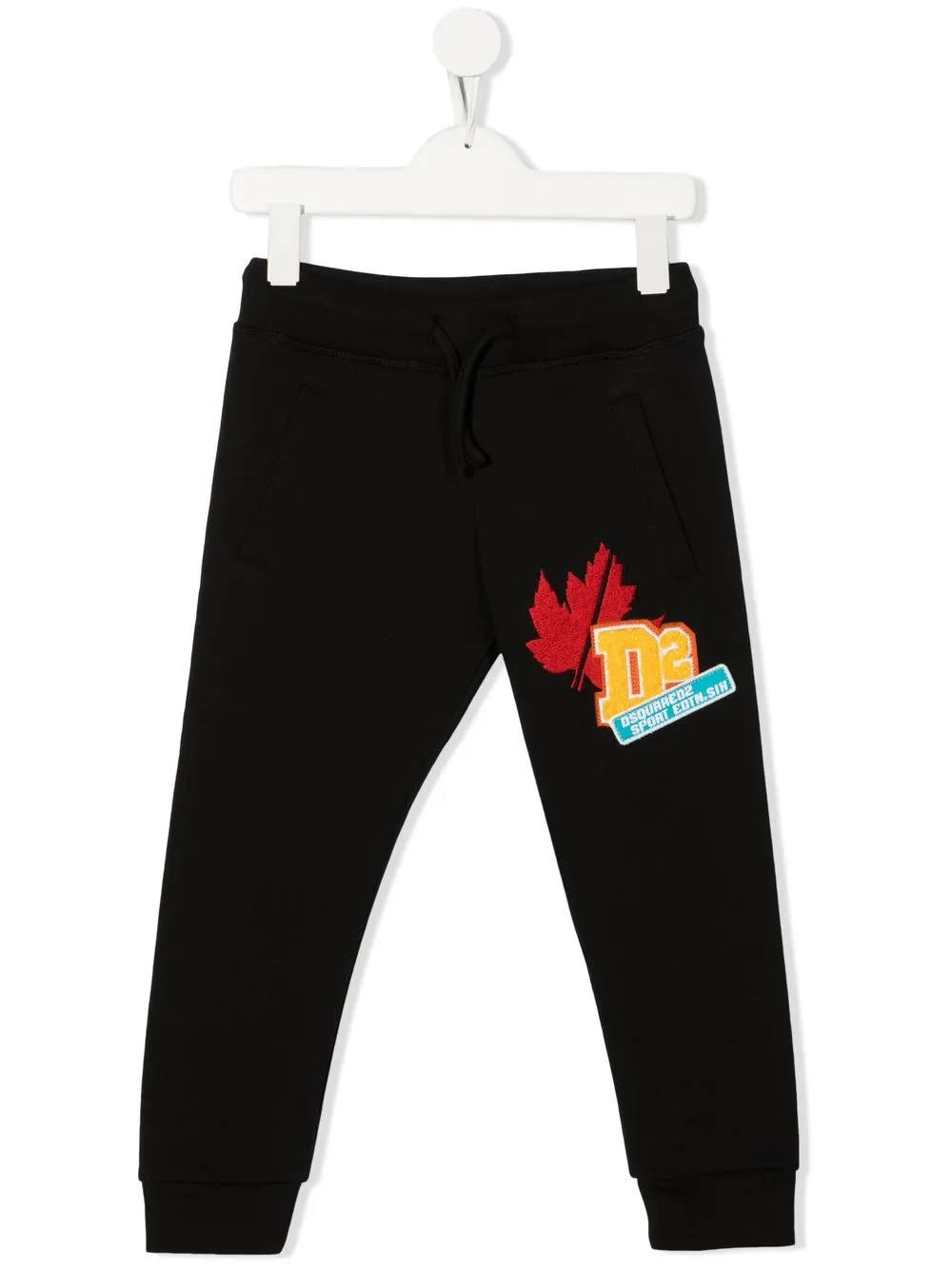 

Dsquared2 Kids pants con logo bordado - Negro