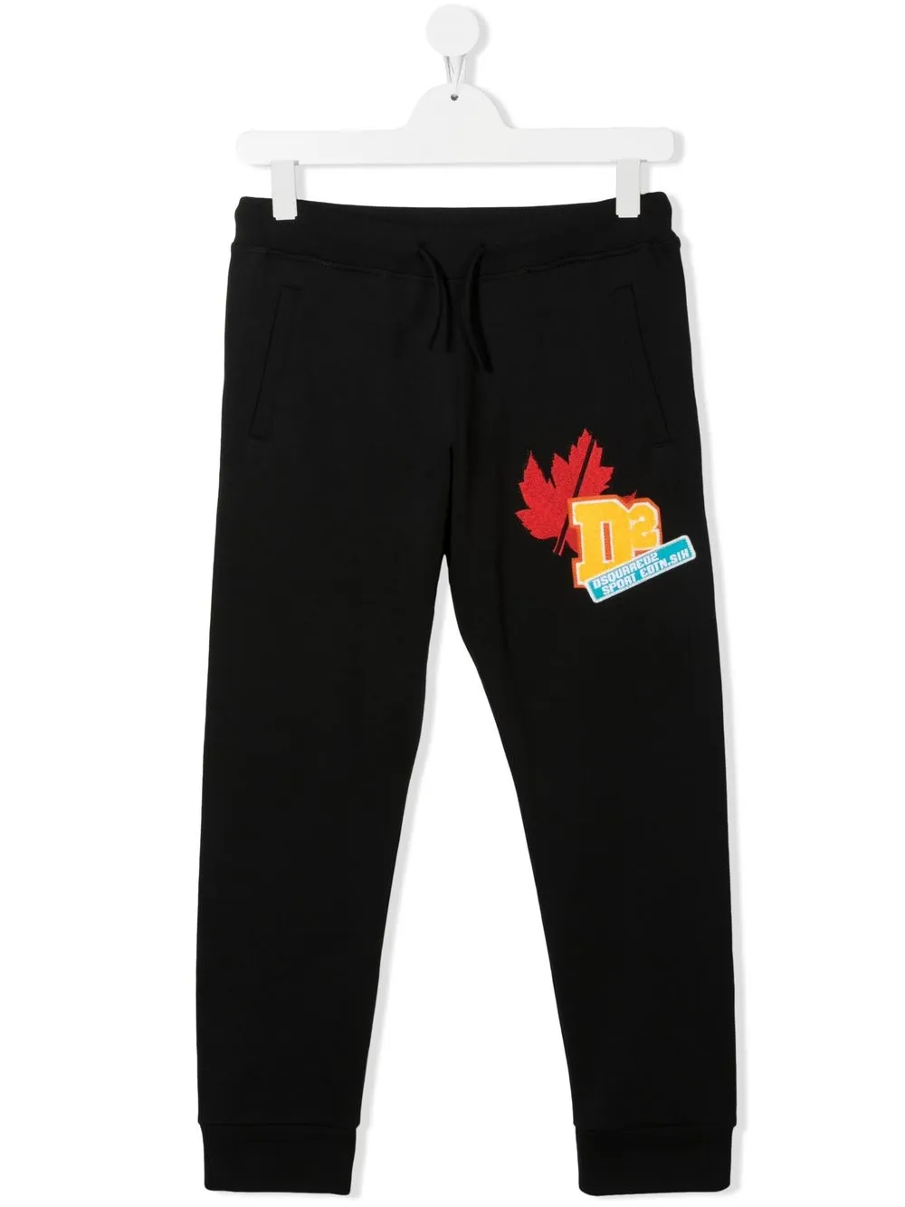 

Dsquared2 Kids pants con logo estampado - Negro