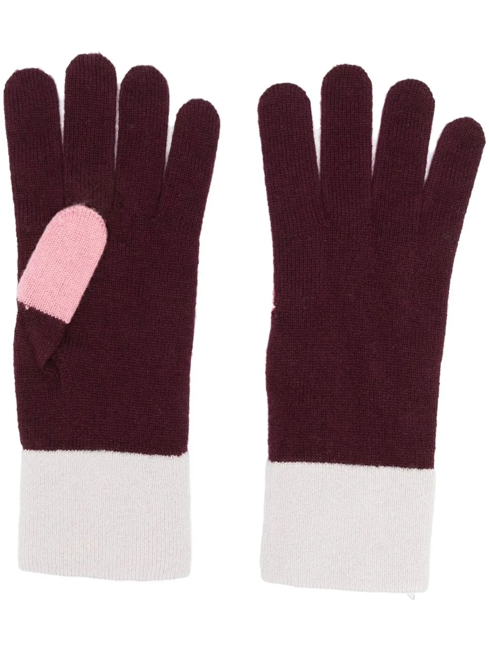 

Chinti and Parker colour-block gloves - Pink