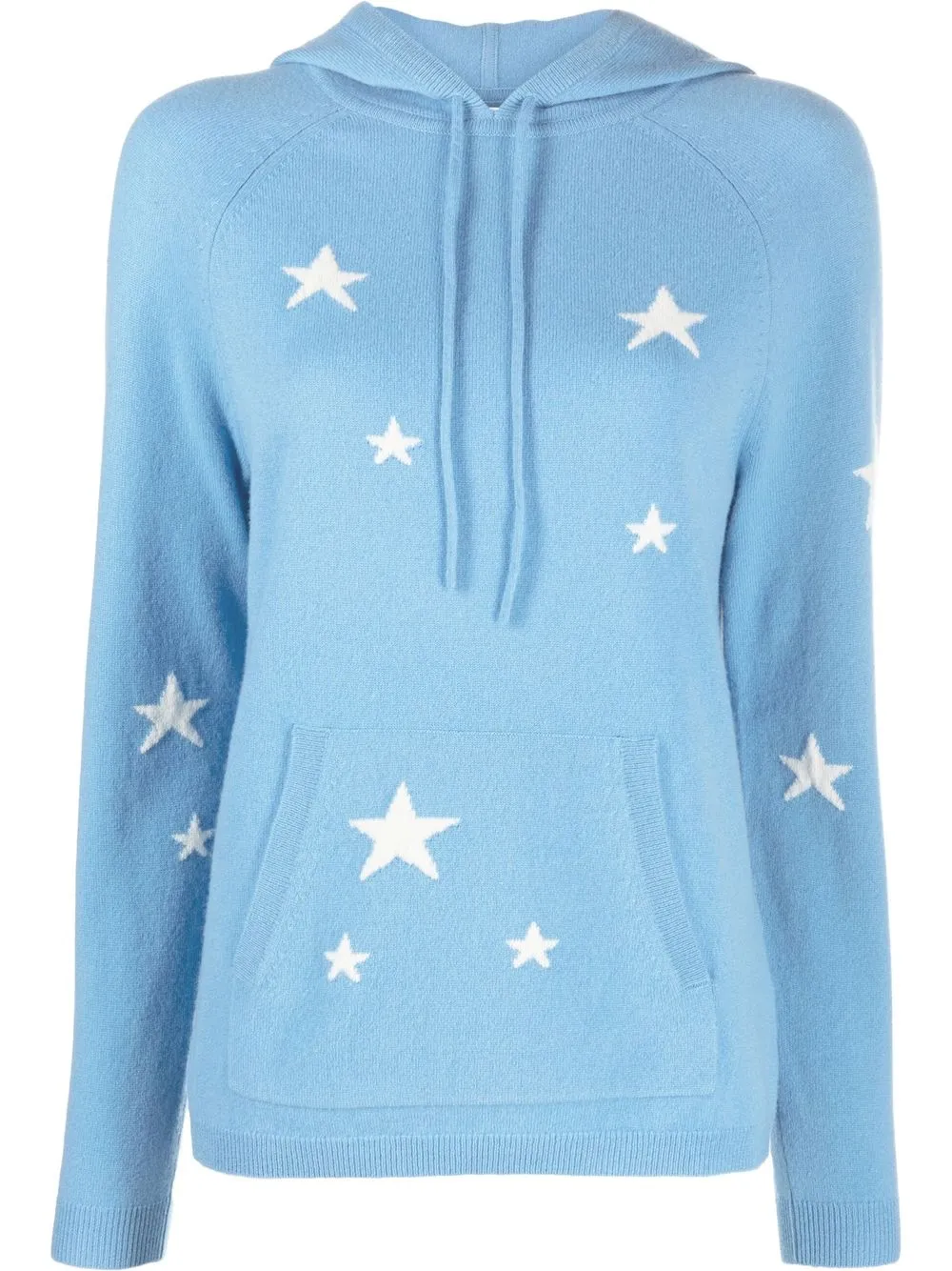 

Chinti and Parker hoodie tejido en intarsia con logo - Azul