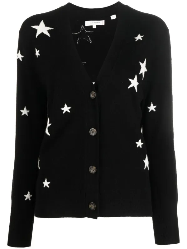 Chinti And Parker star-print V-neck 