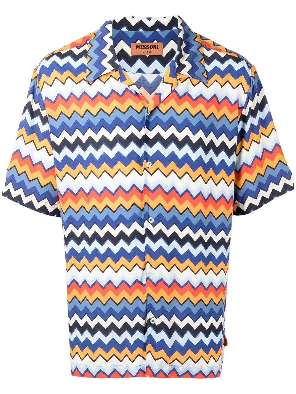 

Missoni camisa con estampado chevron - Azul