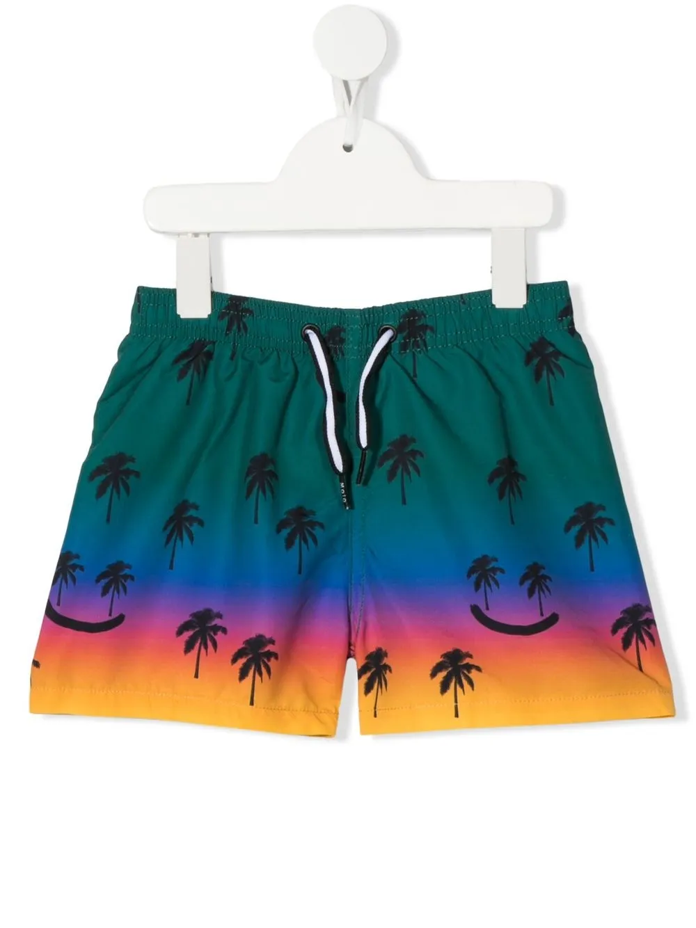 

Molo shorts de playa con palmeras estampadas - Verde