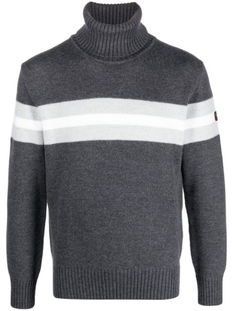 Paul & Shark striped roll-neck jumper